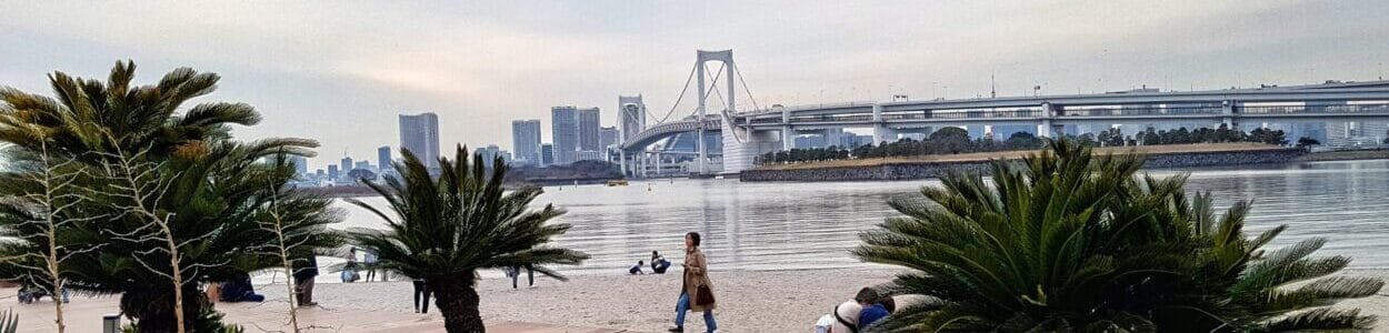 rainbow bridge desde odaiba