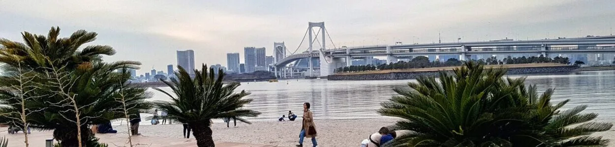 rainbow bridge desde odaiba