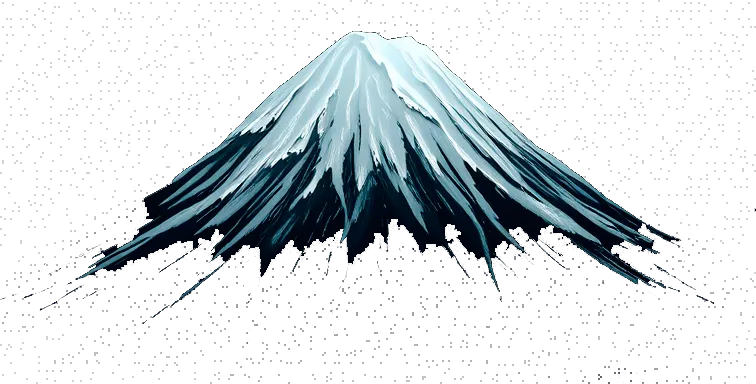 SILUETA Fuji Japón
